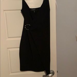 Black mini dress